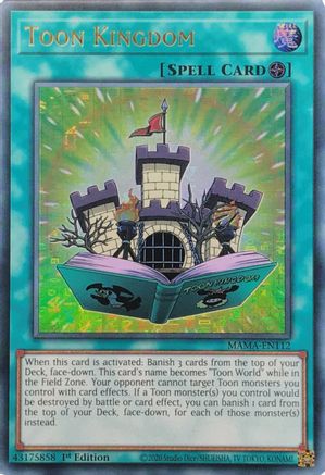 Toon Kingdom (Ultra Pharaoh's Rare) (MAMA-EN112) - Magnificent Mavens 1st Edition Magnificent Mavens Yugioh Single  Squirtle Squad Card Shop.