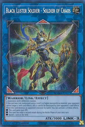 Black Luster Soldier - Soldier of Chaos (Secret Pharaoh's Rare) (MAMA-EN073) - Magnificent Mavens 1st Edition Magnificent Mavens Yugioh Single  Squirtle Squad Card Shop.