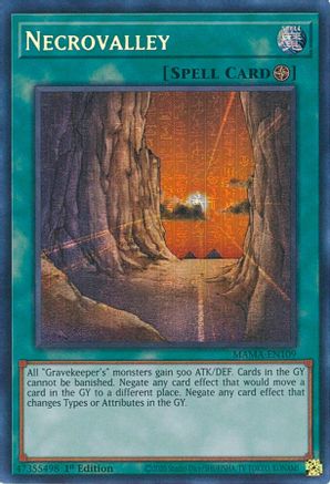 Necrovalley (Secret Pharaoh's Rare) (MAMA-EN109) - Magnificent Mavens 1st Edition Magnificent Mavens Yugioh Single  Squirtle Squad Card Shop.