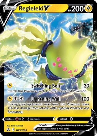 Regieleki V SWSH280 – Sword & Shield Promo Pokémon Card