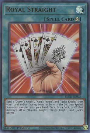 Royal Straight (BLCR-EN002) - Battles of Legend: Crystal Revenge 1st Edition Battles of Legend: Crystal Revenge Yugioh Single  Squirtle Squad Card Shop.