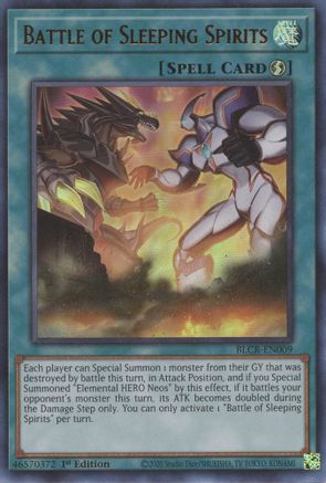 Battle of Sleeping Spirits (BLCR-EN009) - Battles of Legend: Crystal Revenge 1st Edition Battles of Legend: Crystal Revenge Yugioh Single  Squirtle Squad Card Shop.