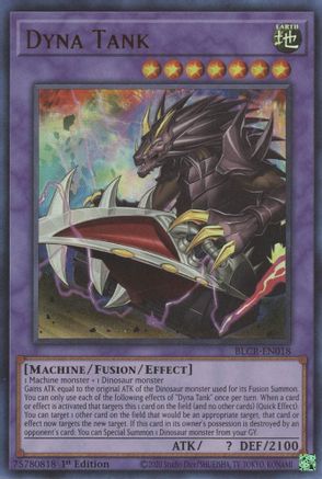 Dyna Tank (BLCR-EN018) - Battles of Legend: Crystal Revenge 1st Edition Battles of Legend: Crystal Revenge Yugioh Single  Squirtle Squad Card Shop.