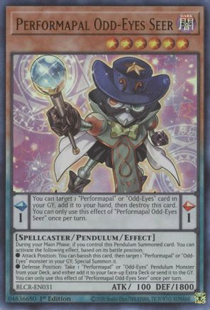 Performapal Odd-Eyes Seer (BLCR-EN031) - Battles of Legend: Crystal Revenge 1st Edition Battles of Legend: Crystal Revenge Yugioh Single  Squirtle Squad Card Shop.