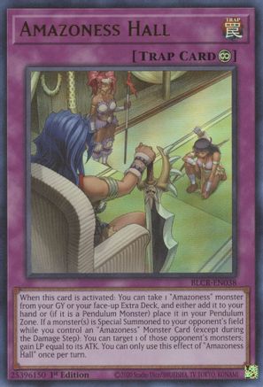 Amazoness Hall (BLCR-EN038) - Battles of Legend: Crystal Revenge 1st Edition Battles of Legend: Crystal Revenge Yugioh Single  Squirtle Squad Card Shop.