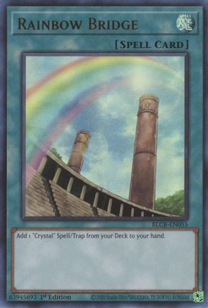 Rainbow Bridge (BLCR-EN055) - Battles of Legend: Crystal Revenge 1st Edition Battles of Legend: Crystal Revenge Yugioh Single  Squirtle Squad Card Shop.