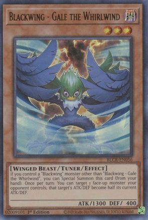 Blackwing - Gale the Whirlwind (BLCR-EN056) - Battles of Legend: Crystal Revenge 1st Edition Battles of Legend: Crystal Revenge Yugioh Single  Squirtle Squad Card Shop.