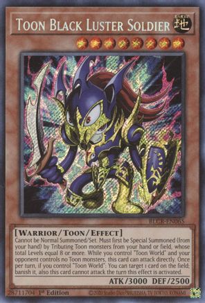 Toon Black Luster Soldier (BLCR-EN065) - Battles of Legend: Crystal Revenge 1st Edition Battles of Legend: Crystal Revenge Yugioh Single  Squirtle Squad Card Shop.