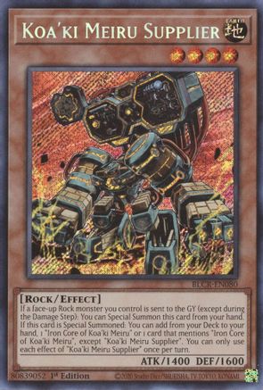 Koa'ki Meiru Supplier (BLCR-EN080) - Battles of Legend: Crystal Revenge 1st Edition Battles of Legend: Crystal Revenge Yugioh Single  Squirtle Squad Card Shop.