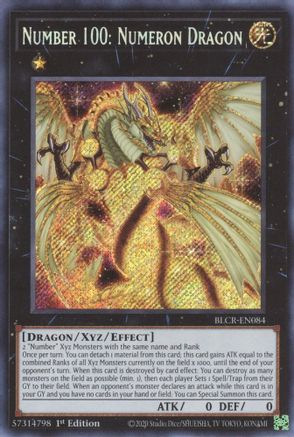 Number 100: Numeron Dragon (BLCR-EN084) - Battles of Legend: Crystal Revenge 1st Edition Battles of Legend: Crystal Revenge Yugioh Single  Squirtle Squad Card Shop.