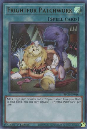 Frightfur Patchwork (BLCR-EN086) - Battles of Legend: Crystal Revenge 1st Edition Battles of Legend: Crystal Revenge Yugioh Single  Squirtle Squad Card Shop.