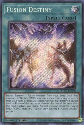 Fusion Destiny (BLCR-EN088) - Battles of Legend: Crystal Revenge 1st Edition Battles of Legend: Crystal Revenge Yugioh Single  Squirtle Squad Card Shop.