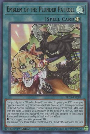 Emblem of the Plunder Patroll (BLCR-EN089) - Battles of Legend: Crystal Revenge 1st Edition Battles of Legend: Crystal Revenge Yugioh Single  Squirtle Squad Card Shop.