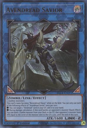 Avendread Savior (BLCR-EN091) - Battles of Legend: Crystal Revenge 1st Edition Battles of Legend: Crystal Revenge Yugioh Single  Squirtle Squad Card Shop.