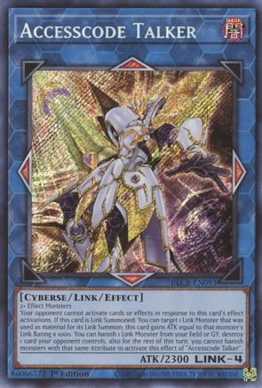 Accesscode Talker (BLCR-EN093) - Battles of Legend: Crystal Revenge 1st Edition Battles of Legend: Crystal Revenge Yugioh Single  Squirtle Squad Card Shop.