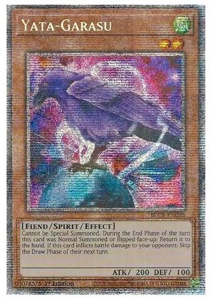Yata-Garasu (Starlight Rare) (BLCR-EN098) - Battles of Legend: Crystal Revenge 1st Edition Battles of Legend: Crystal Revenge Yugioh Single  Squirtle Squad Card Shop.