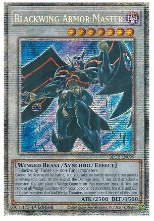 Blackwing Armor Master (Starlight Rare) (BLCR-EN099) - Battles of Legend: Crystal Revenge 1st Edition Battles of Legend: Crystal Revenge Yugioh Single  Squirtle Squad Card Shop.