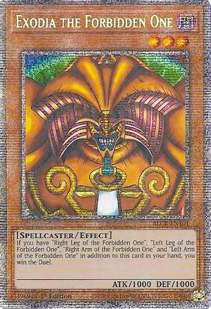 Exodia the Forbidden One (Starlight Rare) (BLCR-EN101) - Battles of Legend: Crystal Revenge 1st Edition Battles of Legend: Crystal Revenge Yugioh Single  Squirtle Squad Card Shop.