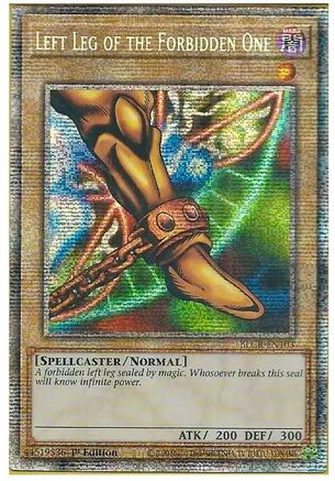Left Leg of the Forbidden One (Starlight Rare) (BLCR-EN103) - Battles of Legend: Crystal Revenge 1st Edition Battles of Legend: Crystal Revenge Yugioh Single  Squirtle Squad Card Shop.