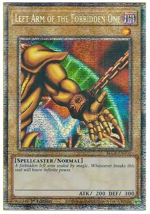 Left Arm of the Forbidden One (Starlight Rare) (BLCR-EN105) - Battles of Legend: Crystal Revenge 1st Edition Battles of Legend: Crystal Revenge Yugioh Single  Squirtle Squad Card Shop.