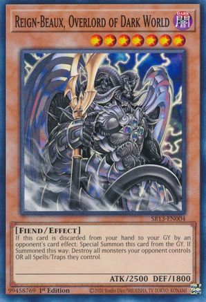 Reign-Beaux, Overlord of Dark World (SR13-EN004) - Structure Deck: Dark World 1st Edition Structure Deck: Dark World Yugioh Single  Squirtle Squad Card Shop.