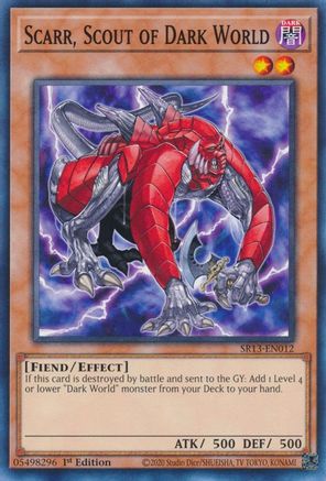Scarr, Scout of Dark World (SR13-EN012) - Structure Deck: Dark World 1st Edition Structure Deck: Dark World Yugioh Single  Squirtle Squad Card Shop.