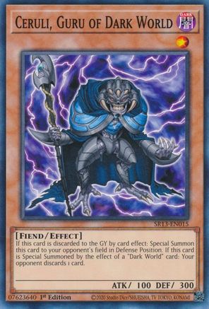 Ceruli, Guru of Dark World (SR13-EN015) - Structure Deck: Dark World 1st Edition Structure Deck: Dark World Yugioh Single  Squirtle Squad Card Shop.