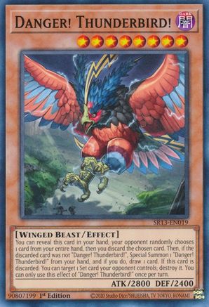 Danger! Thunderbird! (SR13-EN019) - Structure Deck: Dark World 1st Edition Structure Deck: Dark World Yugioh Single  Squirtle Squad Card Shop.
