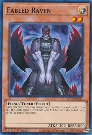 Fabled Raven (SR13-EN023) - Structure Deck: Dark World 1st Edition Structure Deck: Dark World Yugioh Single  Squirtle Squad Card Shop.