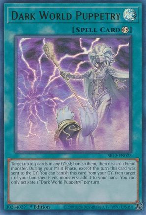 Dark World Puppetry (SR13-EN025) - Structure Deck: Dark World 1st Edition Structure Deck: Dark World Yugioh Single  Squirtle Squad Card Shop.