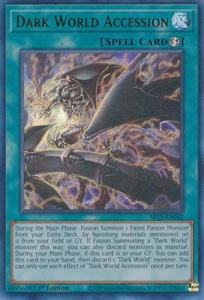 Dark World Accession (SR13-EN042) - Structure Deck: Dark World 1st Edition Structure Deck: Dark World Yugioh Single  Squirtle Squad Card Shop.