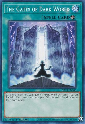 The Gates of Dark World (SR13-EN045) - Structure Deck: Dark World 1st Edition Structure Deck: Dark World Yugioh Single  Squirtle Squad Card Shop.