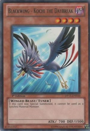 Blackwing - Kochi the Daybreak (DP11-EN010) - Duelist Pack 11: Crow 1st Edition Duelist Pack 11: Crow Yugioh Single  Squirtle Squad Card Shop.