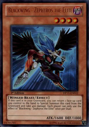 Blackwing - Zephyros the Elite (DP11-EN012) - Duelist Pack 11: Crow 1st Edition Duelist Pack 11: Crow Yugioh Single  Squirtle Squad Card Shop.