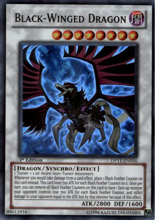 Black-Winged Dragon (DP11-EN016) - Duelist Pack 11: Crow 1st Edition Duelist Pack 11: Crow Yugioh Single  Squirtle Squad Card Shop.