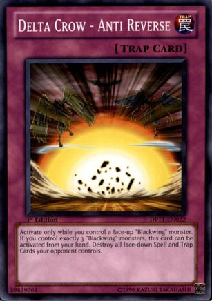 Delta Crow - Anti Reverse (DP11-EN022) - Duelist Pack 11: Crow 1st Edition Duelist Pack 11: Crow Yugioh Single  Squirtle Squad Card Shop.