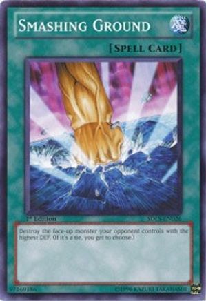 Smashing Ground (SDLS-EN026) - Structure Deck: Lost Sanctuary 1st Edition Structure Deck: Lost Sanctuary Yugioh Single  Squirtle Squad Card Shop.