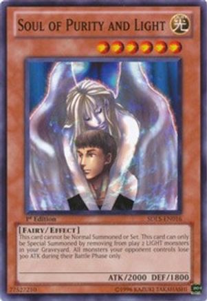 Soul of Purity and Light (SDLS-EN016) - Structure Deck: Lost Sanctuary 1st Edition Structure Deck: Lost Sanctuary Yugioh Single  Squirtle Squad Card Shop.