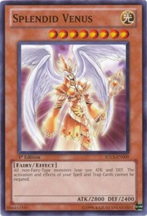 Splendid Venus (SDLS-EN009) - Structure Deck: Lost Sanctuary 1st Edition Structure Deck: Lost Sanctuary Yugioh Single  Squirtle Squad Card Shop.