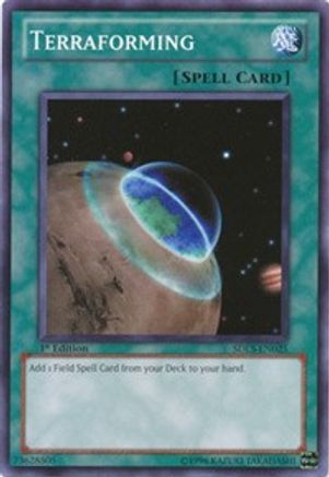 Terraforming (SDLS-EN025) - Structure Deck: Lost Sanctuary 1st Edition Structure Deck: Lost Sanctuary Yugioh Single  Squirtle Squad Card Shop.