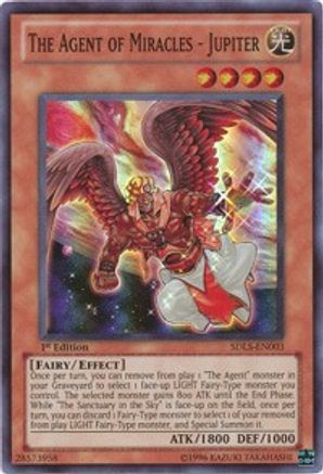 The Agent of Miracles - Jupiter (SDLS-EN003) - Structure Deck: Lost Sanctuary 1st Edition Structure Deck: Lost Sanctuary Yugioh Single  Squirtle Squad Card Shop.