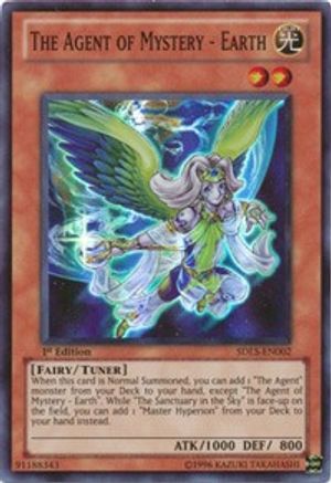 The Agent of Mystery - Earth (SDLS-EN002) - Structure Deck: Lost Sanctuary 1st Edition Structure Deck: Lost Sanctuary Yugioh Single  Squirtle Squad Card Shop.