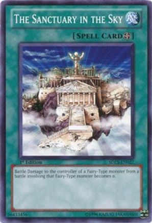 The Sanctuary in the Sky (SDLS-EN027) - Structure Deck: Lost Sanctuary 1st Edition Structure Deck: Lost Sanctuary Yugioh Single  Squirtle Squad Card Shop.