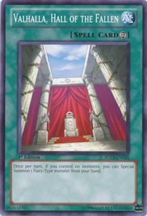Valhalla, Hall of the Fallen (SDLS-EN024) - Structure Deck: Lost Sanctuary 1st Edition Structure Deck: Lost Sanctuary Yugioh Single  Squirtle Squad Card Shop.