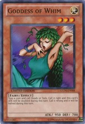 Goddess of Whim (GLD4-EN008) - Gold Series 4: Pyramids Edition Limited Gold Series 4: Pyramids Edition Yugioh Single  Squirtle Squad Card Shop.