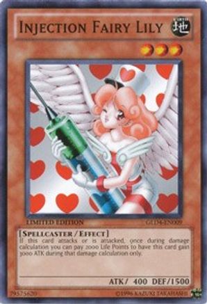 Injection Fairy Lily (GLD4-EN009) - Gold Series 4: Pyramids Edition Limited Gold Series 4: Pyramids Edition Yugioh Single  Squirtle Squad Card Shop.