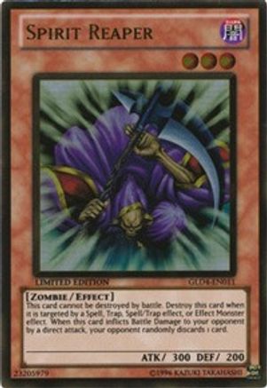 Spirit Reaper (GLD4-EN011) - Gold Series 4: Pyramids Edition Limited Gold Series 4: Pyramids Edition Yugioh Single  Squirtle Squad Card Shop.