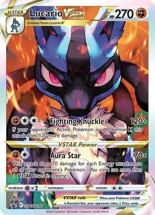 Lucario VSTAR SWSH291  - Holofoil SWSH Sword & Shield Promo Cards - Promo SWSH: Sword & Shield Promo Cards Pokemon Single  Squirtle Squad Card Shop.