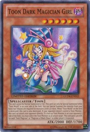 Toon Dark Magician Girl (GLD4-EN015) - Gold Series 4: Pyramids Edition Limited Gold Series 4: Pyramids Edition Yugioh Single  Squirtle Squad Card Shop.