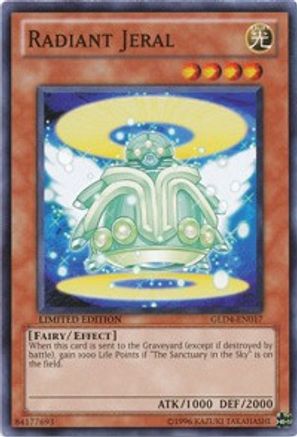 Radiant Jeral (GLD4-EN017) - Gold Series 4: Pyramids Edition Limited Gold Series 4: Pyramids Edition Yugioh Single  Squirtle Squad Card Shop.